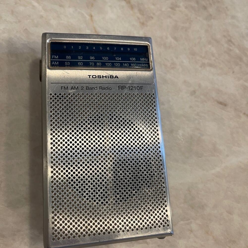 Vintage Toshiba RP-1210F portable radio